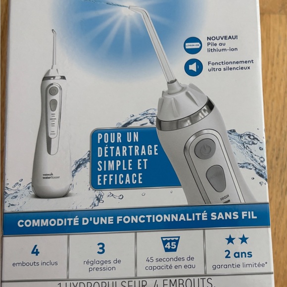 Waterpix Cordless Advanced Water Flosser - Silver NWT never used-sealed - Picture 2 of 5